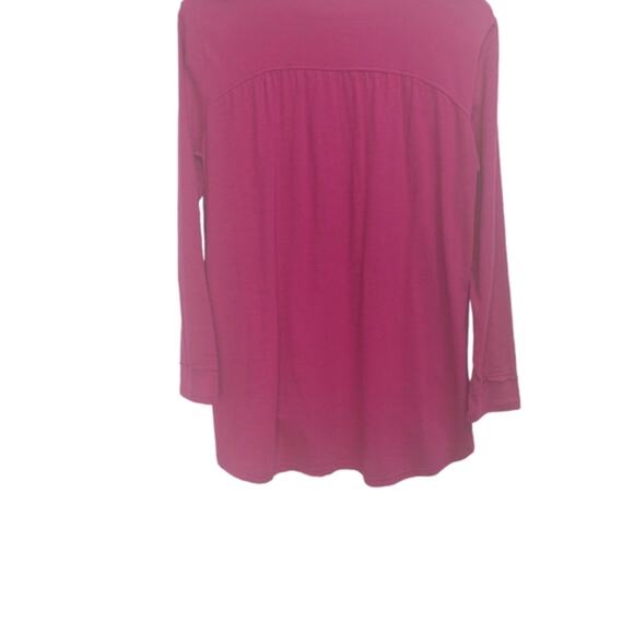 Neon‎ Buddha V-Neck Front lace up  long sleeve tunic Size Medium - Picture 5 of 5